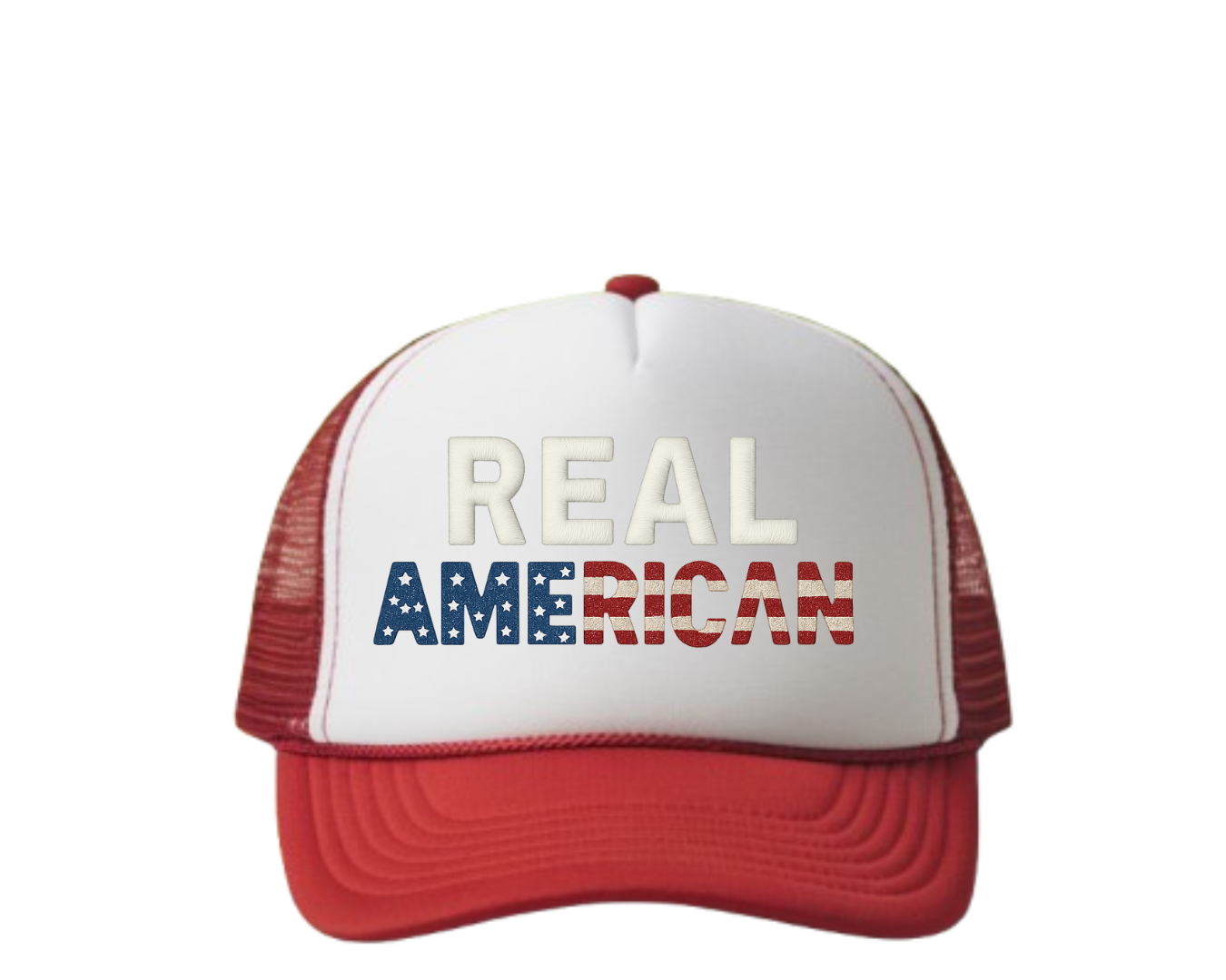 Real American Trucker Hat – Patriotic & Bold Statement Cap