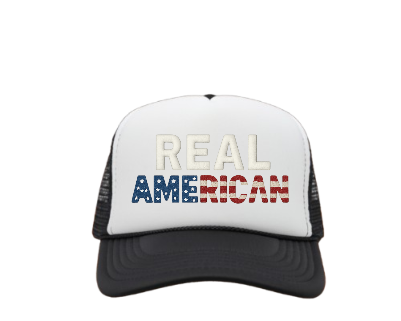 Real American Trucker Hat – Patriotic & Bold Statement Cap