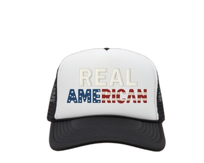 Real American Trucker Hat – Patriotic & Bold Statement Cap
